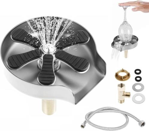 Dyna-Living Lave-verre automatique à pression pour évier., Maison & Meubles, Cuisine | Éléments de cuisine, Neuf, Autres couleurs
