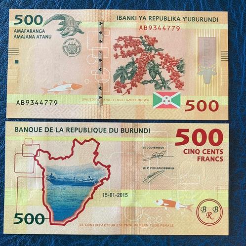 Burundi - 500 Francs 2015 - Pick 50 - UNC, Timbres & Monnaies, Billets de banque | Afrique, Billets en vrac, Burundi, Enlèvement ou Envoi