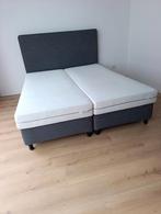 Boxspring 160x200 €200 Levering+Matras GRATIS 0488790706, Ophalen, Gebruikt, Tweepersoons, 200 cm