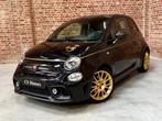 Prachtige ABARTH 595 Scorpioneoro , 4588km en met garantie!, Auto's, Abarth, Voorwielaandrijving, 4 zetels, Leder en Stof, Zwart