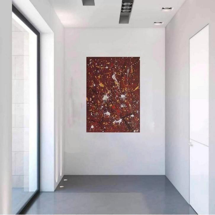 Golden  moments, Antiek en Kunst, Kunst | Schilderijen | Abstract, Ophalen