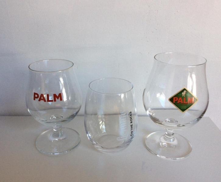 Diverse bierglazen: Hoegaarden, Palm, Averbode, Liefmans, Verzamelen, Biermerken, Gebruikt, Palm, Ophalen of Verzenden