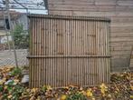 Bekaert panelen 3 stuks met houten latten en palen, Tuin en Terras, Ophalen, Gebruikt