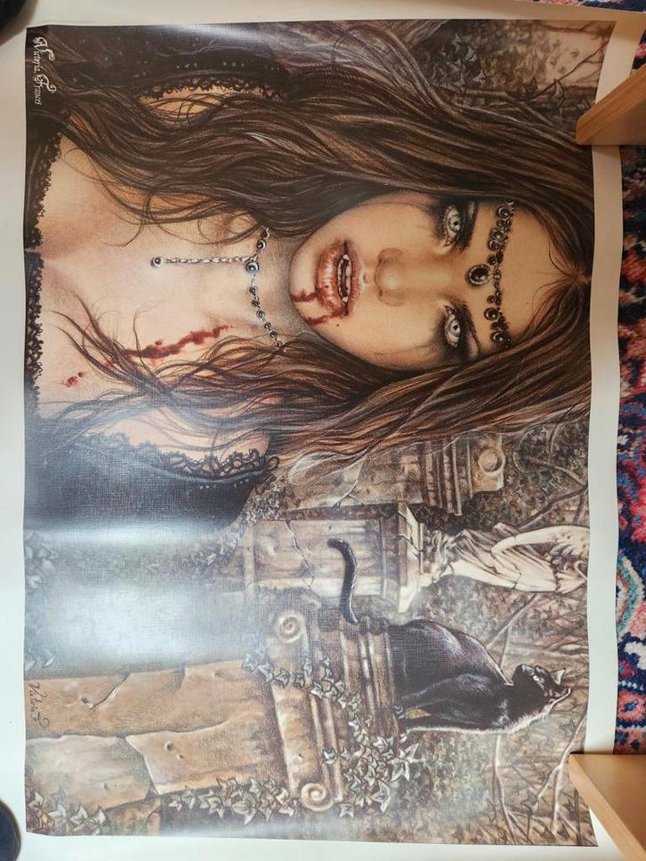 Gotic poster Victoria Frances, Verzamelen, Posters, Ophalen