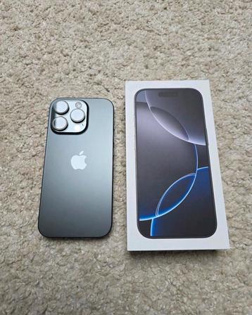 Iphone 16 pro 128gb zwarte garantie beschikbaar voor biedingen