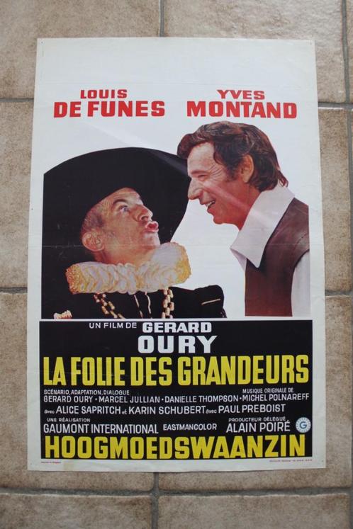 filmaffiche Louis De Funes la folie des grandeurs filmposter, Verzamelen, Posters, Zo goed als nieuw, Film en Tv, A1 t/m A3, Rechthoekig Staand