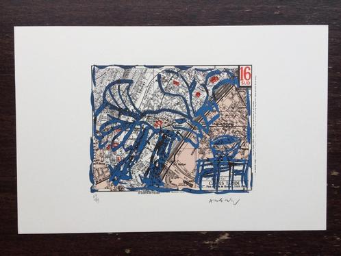 Alechinsky - 16ème arrondissement Sud de Paris (67/99), Antiquités & Art, Art | Lithographies & Sérigraphies, Enlèvement ou Envoi