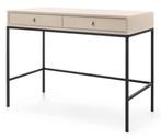 wandtafel of bureau beige met zwart stalen onderstel Nieuw, Huis en Inrichting, Ophalen, Nieuw
