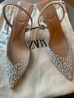 Slingback met hak, Ophalen, Pumps, Nieuw, Wit