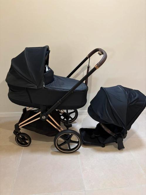 Cybex Priam rose gold, Kinderen en Baby's, Kinderwagens en Combinaties, Zo goed als nieuw, Kinderwagen, Overige merken, Met reiswieg