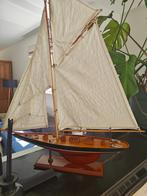 Miniatuur zeilboot Columbia - 52 x 64 cm - zganieuw, Ophalen of Verzenden, Zo goed als nieuw