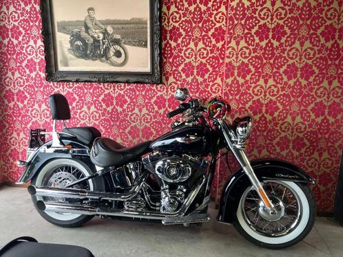 Harley Davidson softail deluxe als nieuw 11650Km!!!, Motoren, Motoren | Harley-Davidson, Bedrijf, Chopper, meer dan 35 kW, 2 cilinders
