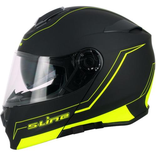 DUAL FACE S550 Modulaire helm met twee schermen en pinlock, Motoren, Kleding | Motorhelmen, Nieuw met kaartje, Ophalen of Verzenden