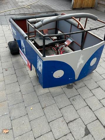 Zeepkist op kinderkart chassis beschikbaar voor biedingen