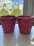 Lot de 2 panier ou pots de fleurs neufs, Ophalen, Nieuw