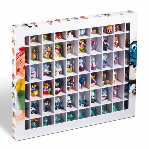 Boîte de collection avec 60 compartiments pour figurines Ü-e, Collections, Œufs à surprise, Neuf, Autres types, Envoi
