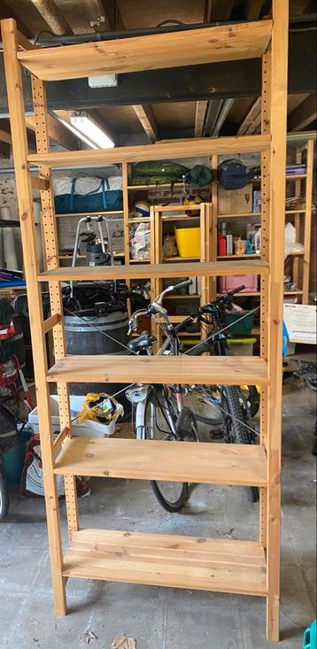 IKEA IVAR rek 226x89x30 + 6 schabben (5 rekken beschikbaar), Enlèvement, Utilisé