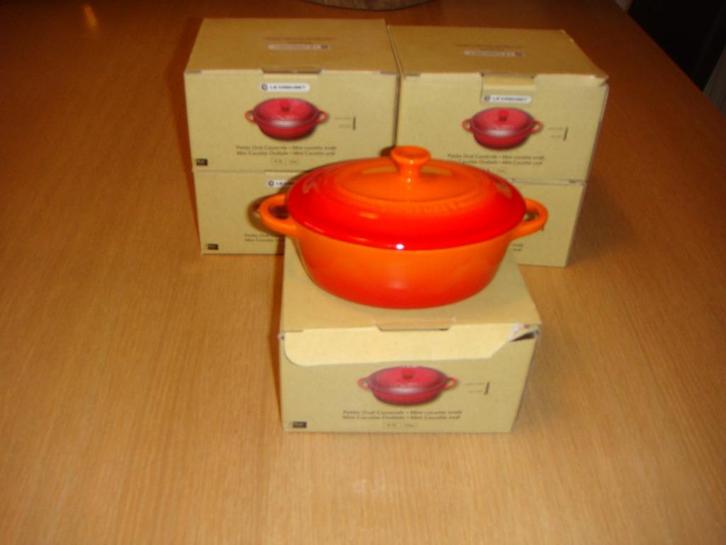 Le creuset: mini-cocottes (ovenpotjes), Huis en Inrichting, Keuken | Potten en Pannen, Nieuw, Ophalen