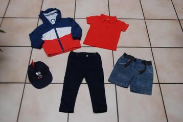 Set van 5 verschillende kleding voor babyjongens T86 of 12/1