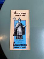 Steenbrugge folder dubbel en tripel, Verzamelen, Biermerken, Ophalen of Verzenden, Nieuw, Overige typen, Overige merken