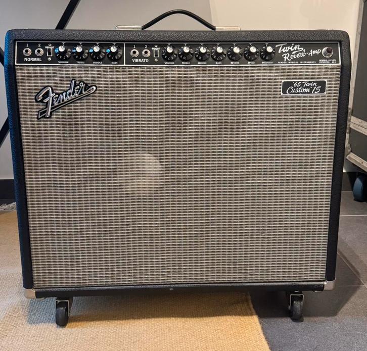 Fender ’65 Twin Custom 15, Musique & Instruments, Amplis | Basse & Guitare, Comme neuf, Guitare, 50 à 100 watts, Enlèvement