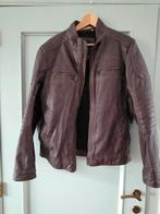 Jas Tom Tailor - leder look - maat M -.donkergrijs, Kleding | Heren, Ophalen of Verzenden, Zo goed als nieuw, Maat 48/50 (M)