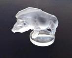 Lalique automascotte everzwijn model n1157, Antiek en Kunst, Ophalen of Verzenden