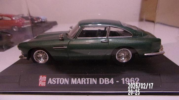 ASTON MARTIN DB4 de 62.IXO/AUTO+ 1/43 COM NEW,VITRINE, Hobby & Loisirs créatifs, Voitures miniatures | 1:43, Comme neuf, Voiture