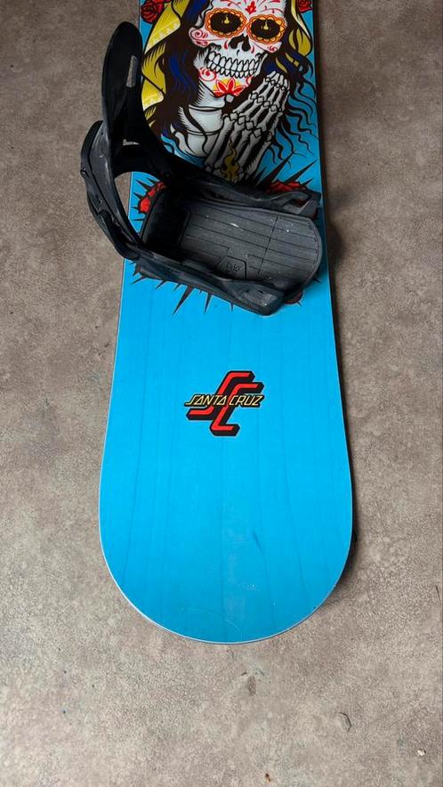 Burton step on set met santa cruz limited edition board, Sport en Fitness, Snowboarden, Zo goed als nieuw, Board, Ophalen
