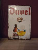 Vintage metaal duvel bord 20x30, Verzamelen, Ophalen of Verzenden, Zo goed als nieuw, Reclamebord