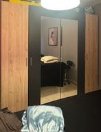 Armoire, 2 tables de nuits et une commode malm noir IKEA, Ophalen, Zo goed als nieuw