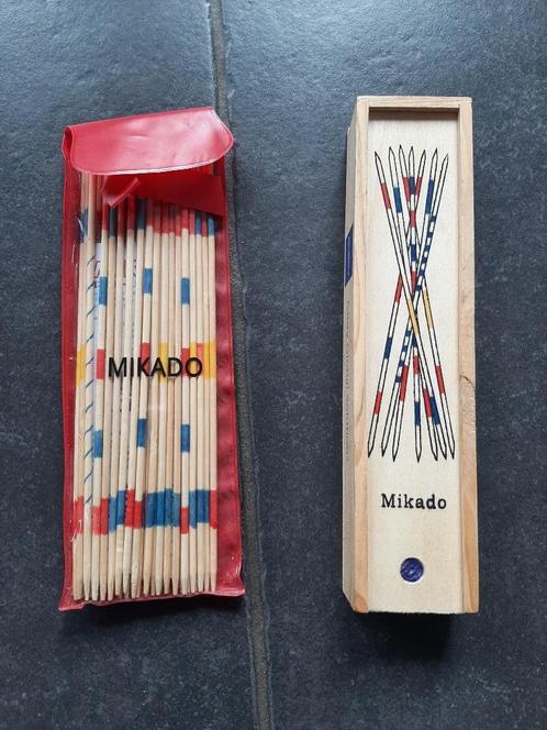 mikado in een zakje + spelregels, Hobby en Vrije tijd, Gezelschapsspellen | Overige, Gebruikt, Een of twee spelers, Drie of vier spelers
