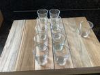 10 borrel/aperitief glaasjes H6cm/diameter 4,5 cm, Ophalen of Verzenden, Borrel- of Shotglas, Zo goed als nieuw