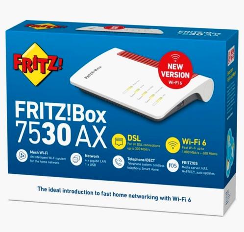 Fritz!box 7530 AX, Computers en Software, Routers en Modems, Nieuw, Router, Verzenden