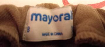 bruine winter broek mayoral maat 128 beschikbaar voor biedingen