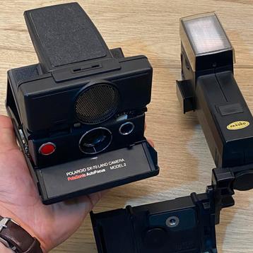Polaroid SX-70 Polafocus Model 2, Flash *als nieuw beschikbaar voor biedingen