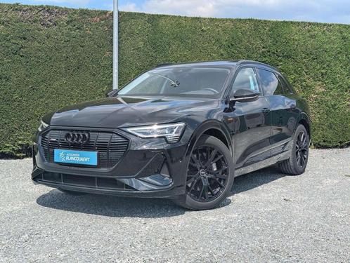 Audi e-tron Q8 e-tron - S-line - trekhaak - opendak - black, Auto's, Audi, Bedrijf, Te koop, Q8 e-tron, 4x4, Achteruitrijcamera