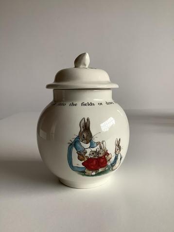 Vintage potje van Beatrix Potter - Peter Rabbit - Wedgwood