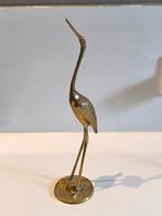 Kraanvogel in messing, Antiek en Kunst, Ophalen of Verzenden