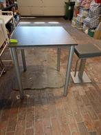 hoge tafel, Huis en Inrichting, Tafels | Eettafels, Ophalen, Overige materialen, 50 tot 100 cm, Vierkant