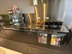 Volledig Wandmeubel in RVS. Incl barkoeling en wastafel, Zakelijke goederen, Ophalen, Gebruikt, Inox Meubilair