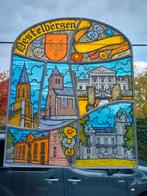 Glasraam met lood. Gemeente Destelbergen., Ophalen