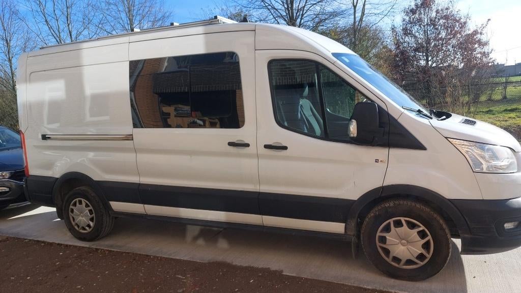 Ford Transit l3h2 350L - 2020 - Camper/Camionette, Auto's, Ford, Particulier, Transit, ABS, Achteruitrijcamera, Adaptieve lichten