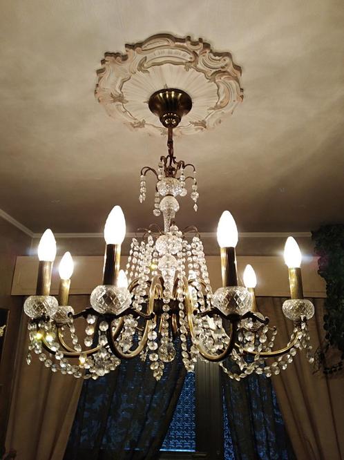 Antiek Franse luster., Huis en Inrichting, Lampen | Losse lampen, Nieuw, Ophalen