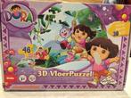 Nickelodeon Dora 3D XXL Vloerpuzzel, 10 à 50 pièces, Utilisé, Enlèvement ou Envoi