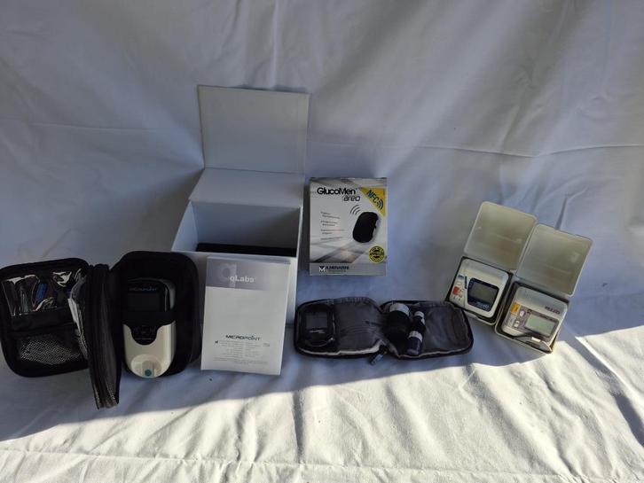 Bloedstollingsmeter + glucosemeter + bloeddrukmeter, Elektronische apparatuur, Persoonlijke Verzorgingsapparatuur, Gebruikt, Ophalen
