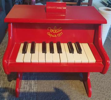 Piano rouge en bois Vilac – jouet musical pour enfants, Enlèvement, Comme neuf, Garçon ou Fille