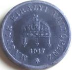 HONGRIE ; RARE 2 FILLER 1917 KM 5 XF, Timbres & Monnaies, Envoi, Hongrie, Monnaie en vrac