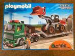 Playmobil 5026 Vrachtwagen met graafmachine, Kinderen en Baby's, Speelgoed | Playmobil, Ophalen, Gebruikt, Complete set