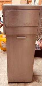 Vuilnisbak RVS Model Snack -